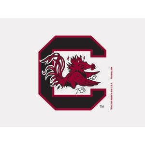 Wincraft NCAA University of South Carolina 49172012 Perfect Cut Color Decal, 4"" x 4"", Black - Image 2